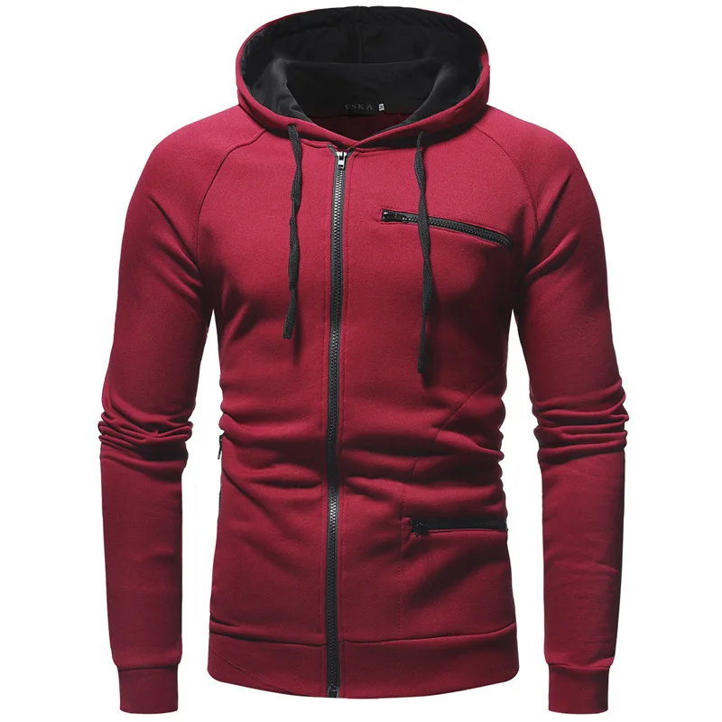 

Men's Hooded Jackets, Casual Plush Hoodies, Zipper Tops, Sweatshirts, Fashionable Coats, Jackets, Autumn And Winter Wool Men's C
