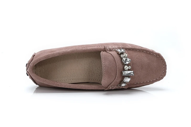 genuine cowhide leather women shoes Female Casual Fashion Flats Spring Autumn driving shoes women leather loafers