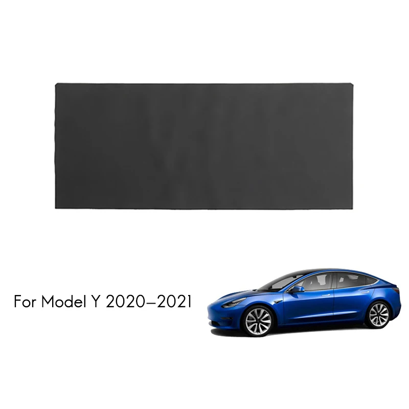 

AL22-кожа для Tesla модель Y 20-21 Авто перчаточный ящик анти-Грязная наклейка