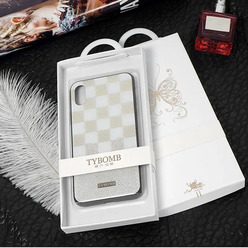 Luxury bling Glitter Plating soft silicon cover case for iphone 6 7 plus 8 X XS XR MAX Diamond glitter back Tempered Glass Cover |