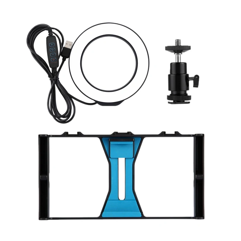 PULUZ светодиодный кольцевой светильник для камеры студийной фотосъемки макияжа