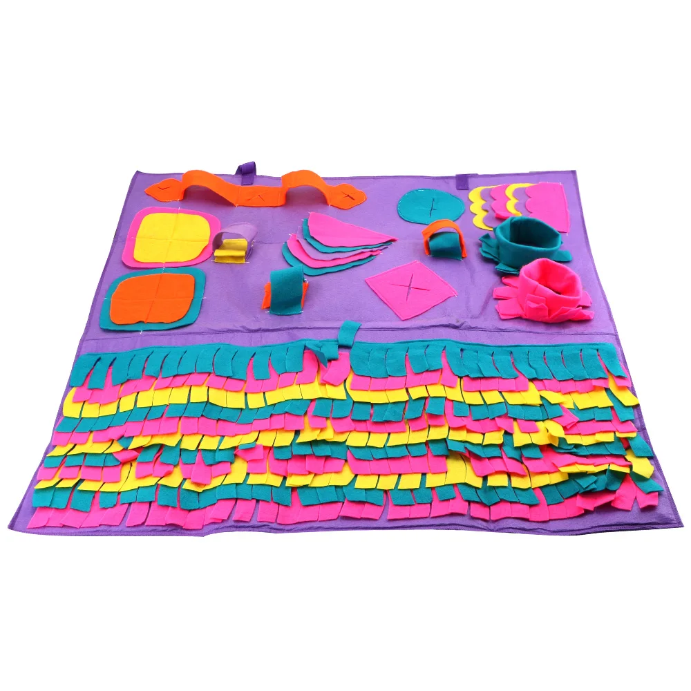 Одеяло для дрессировки питомцев флисовые съемные накладки игрушка-головоломка