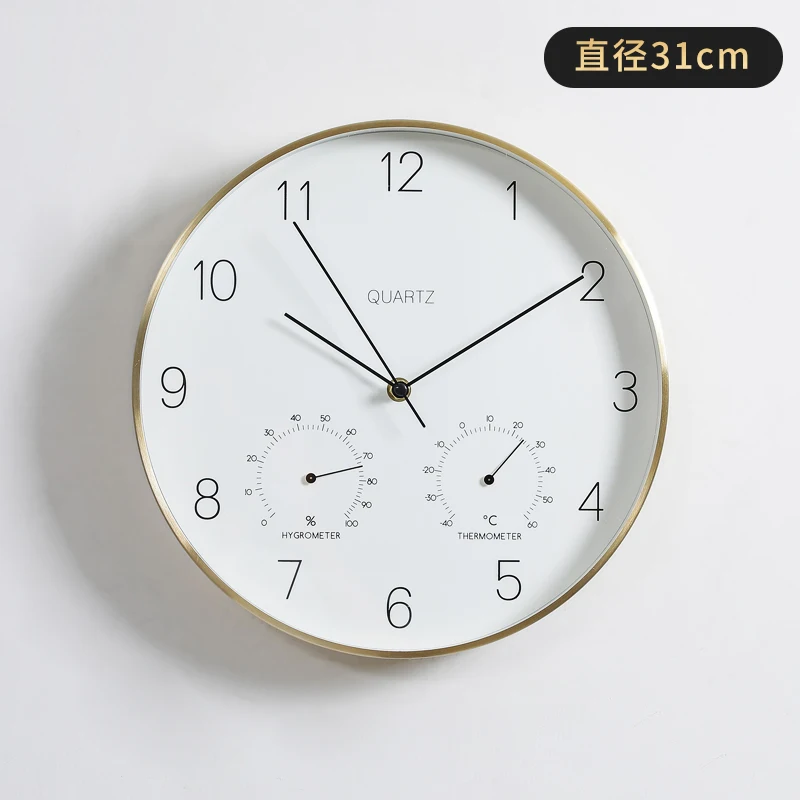 

Metal Living Room Wall Clock Silent Modern Design Square Clock Wall Multifunctional Zegary Scienne Clocks Wall Home Decor EF50WC