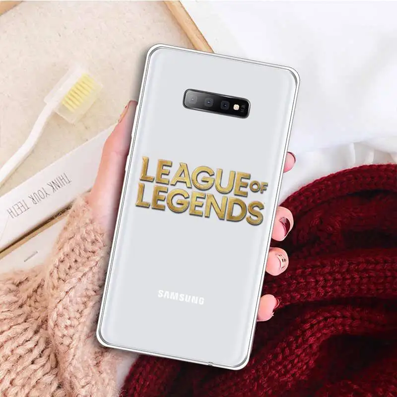 

League of Legends Phone Case Transparent for samsung A 21s 71 S 8 9 20 note 10 20 ultra plus