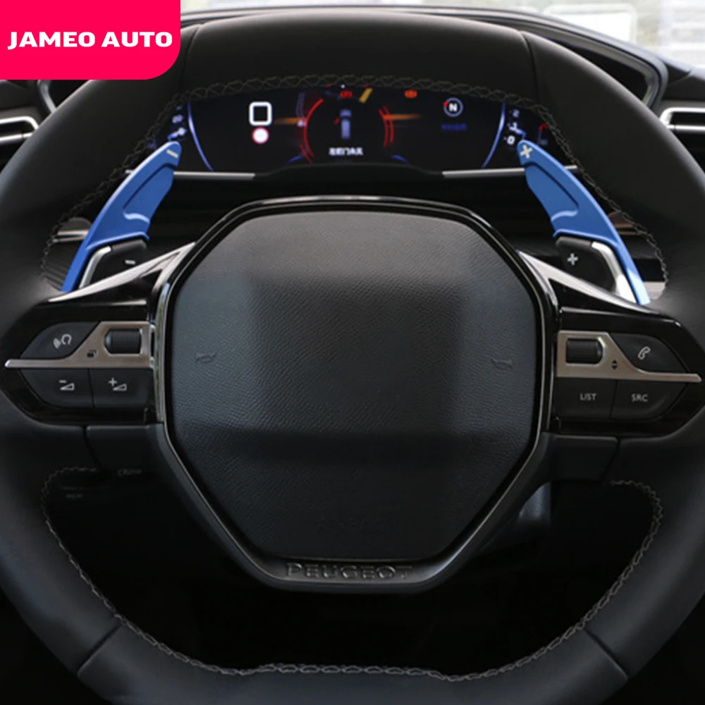 

Чехол для рулевого колеса автомобиля Jameo, алюминиевый, для Peugeot E208, E-208, 2020, 2021