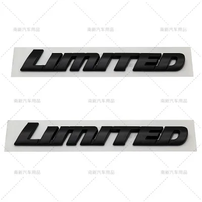 1X Автомобильный 3D хромированный Черный ABS значок-наклейка роскошный