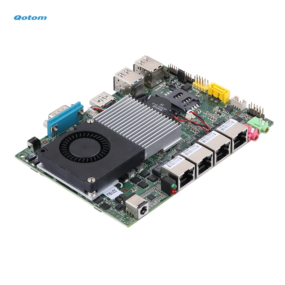 Qotom мини материнская плата Q4200UG4 P Core i5 процессор 4 Gigabit NIC PFSense CentOS Sophos для строить
