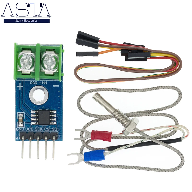 Модуль MAX6675 + термопара типа K для arduino | Электронные компоненты и принадлежности