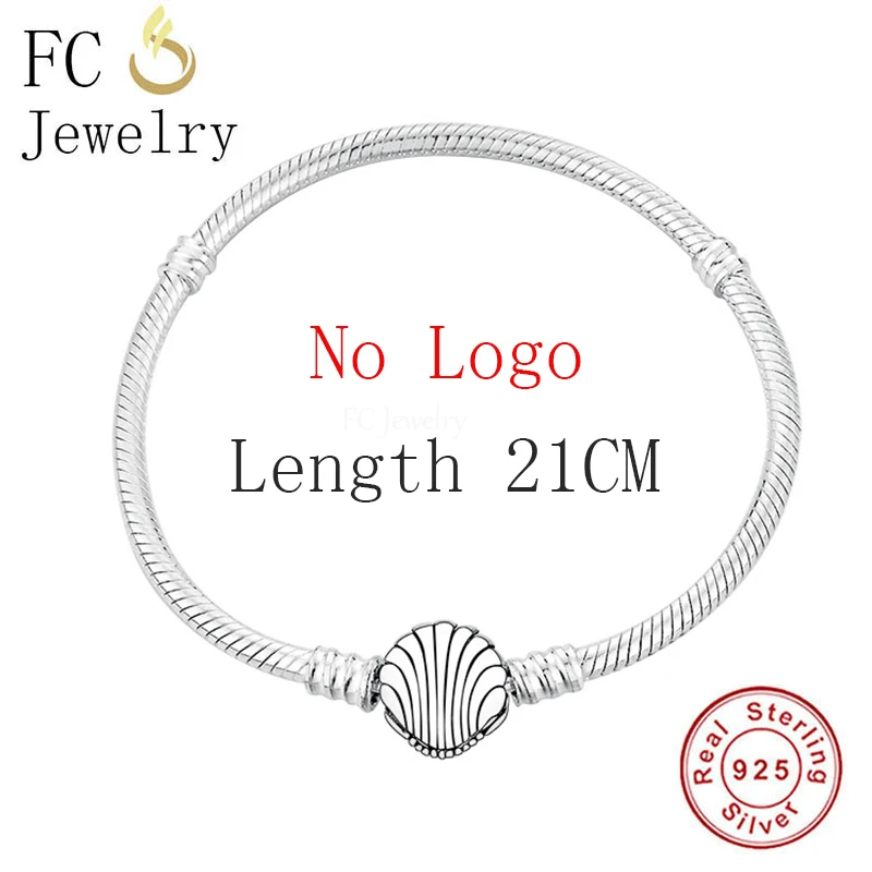 FC ювелирные изделия 925 стерлингового серебра в форме морской раковины зажимы