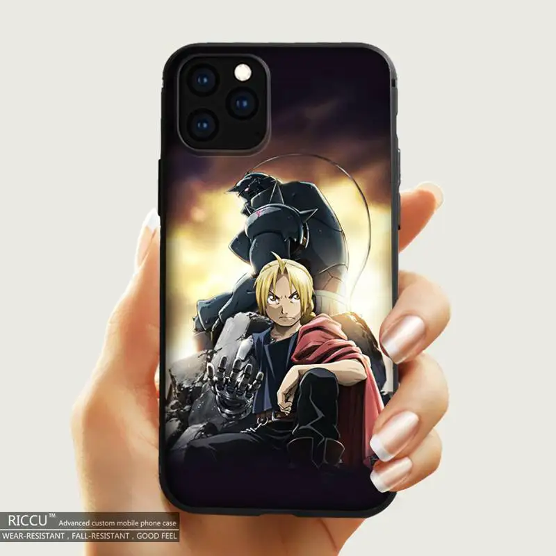 

Anime Fullmetal Alchemist Phone Case For iPhone 11 12 Pro mini pro XS MAX 8 7 6 6S Plus X 2020 XR iPhone Covers