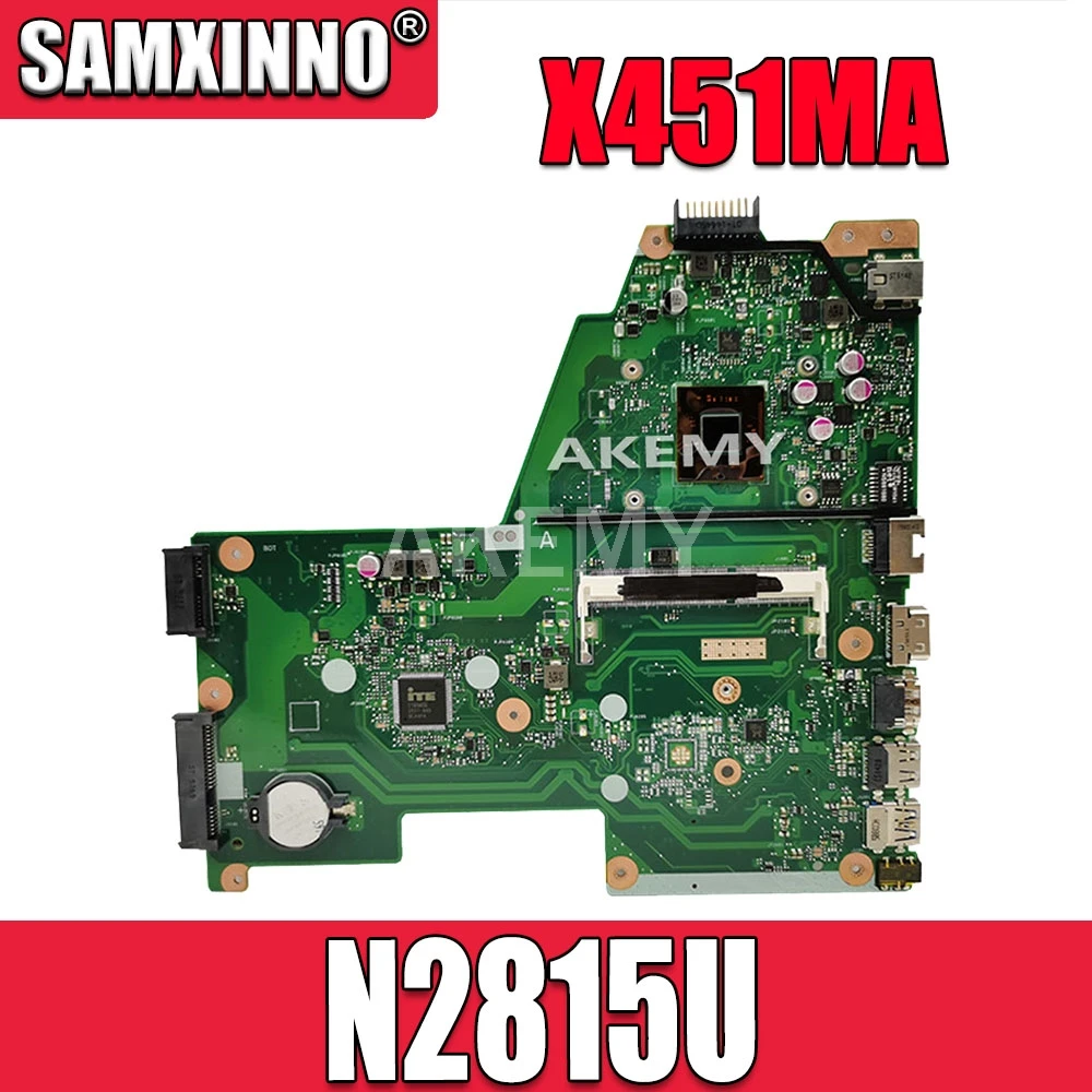 SAMXINNO для For Asus X451MA X451M F451M материнская плата ноутбука REV2.1 N2815 CPU 100%