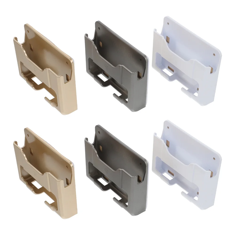 

6pcs Wall-mounted Phone Storage Stands Phone Charging Wall Rack (Assorted Color)