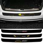 1 шт. для Renault DACIA MECANE LOGAN Автомобильный багажник из углеродного волокна защитная наклейка Водонепроницаемая устойчивая к царапинам
