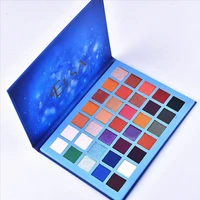 35 color eyeshadow makeup pallete starry sky pearl matte shimmer eye powder natural waterproof eye shadow cosmetics palette