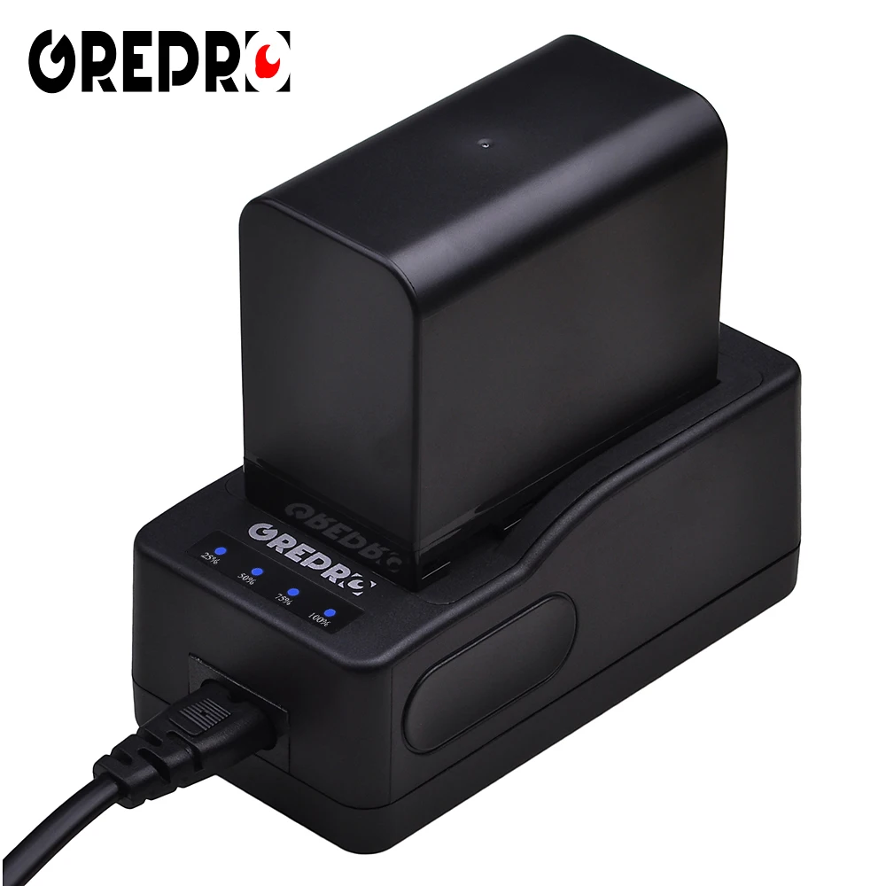 8500 мА/ч BP-970G BP970G BP-975 Батарея с светодиодный USB Зарядное устройство для Canon BP 970G XLH1