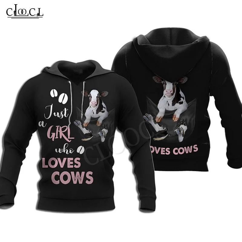 

HX Fashion Hoodies Newest Cute Cow 3D Print Men Women Sweatshirt Streetwear Harajuku Pullover Tracksuits Drop Shipping
