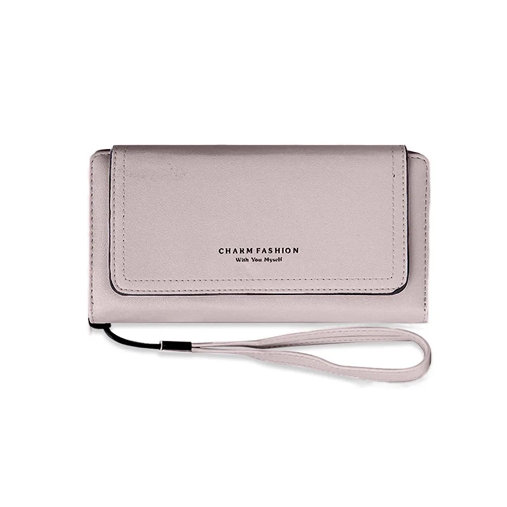 Женский новый модный милый простой кошелек длинный на молнии Короткий Мужской