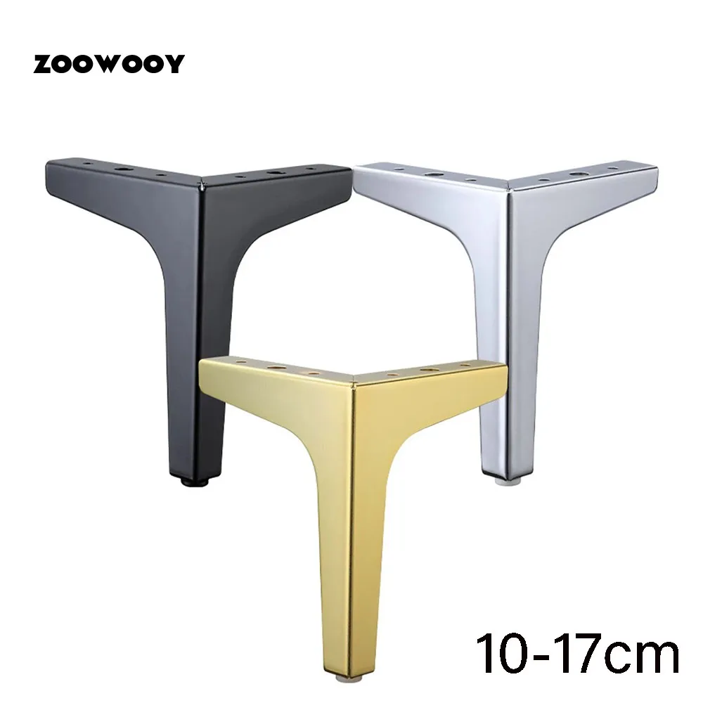 

4pcs10-17cm Metal RhombusFurniture Feet,for Table Sofa Bed Chair Support Legs Iron Cabinet Table Sofa Feet Furniture Hardware