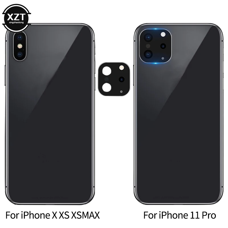 Новый стикер для объектива камеры Сменный Чехол iPhone X XS MAX поддельная камера 11 Pro Max