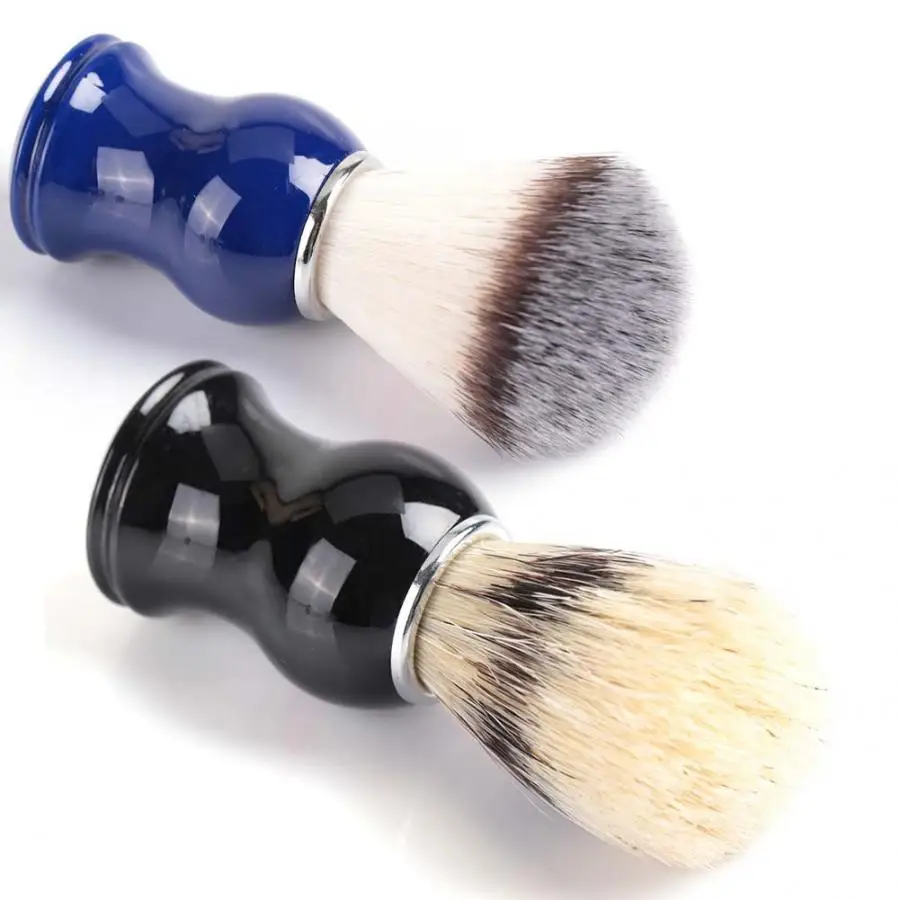 Парикмахерская щетка 2 типа мужская борода усы для бритья смоляная ручка