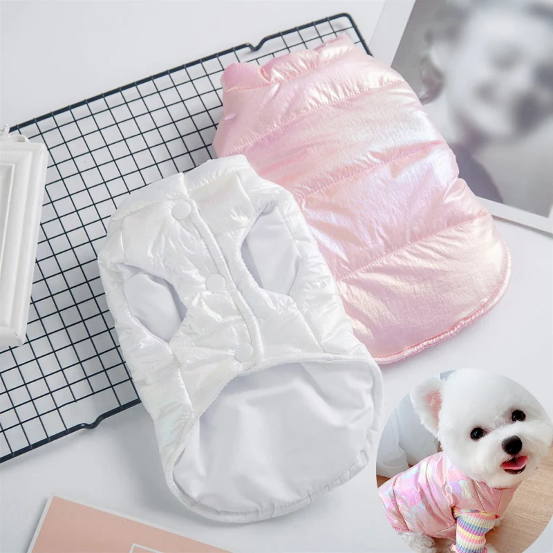 

Одежда для собак, модная водонепроницаемая одежда для маленьких собак и кошек, зимний теплый жилет, куртка, пальто для собак чихуахуа, бульд...