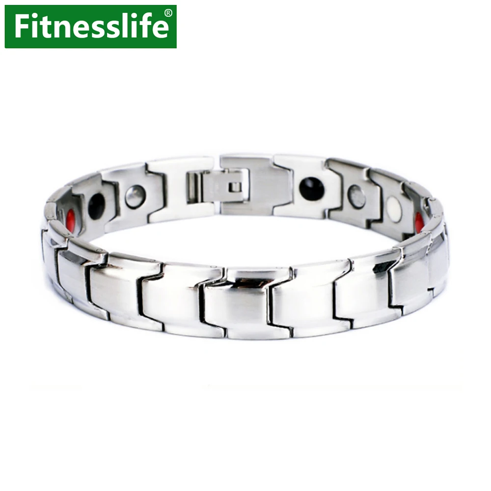 

Bracelets Health Care Loss Weight Effective Therapy Wrist Negative Ion Neodymium Magnet Germanium Power For Man and Woman