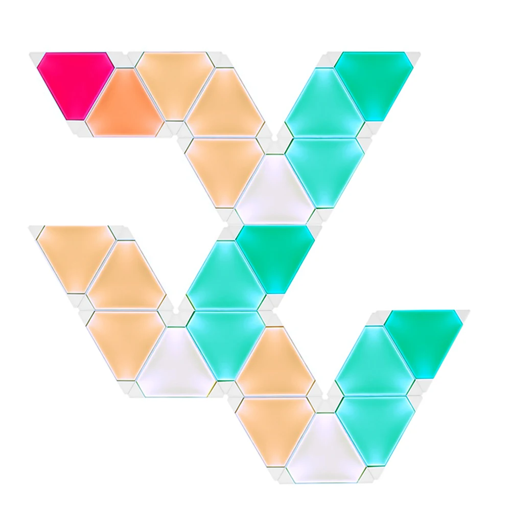 Новый оригинальный Nanoleaf Triangle Night Full Color Smart Odd светильник работает с Mijia Apple Homekit Google
