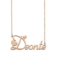 deonte name necklace custom name necklace for women girls best friends birthday wedding christmas mother days gift
