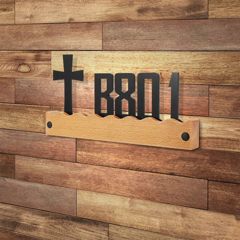 Плавающий дом с цифрами деревянные знаки буквы большая современная дверь