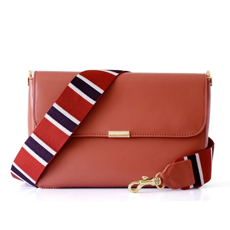 Женская сумка из 100% натуральной кожи классическая мессенджер женская через