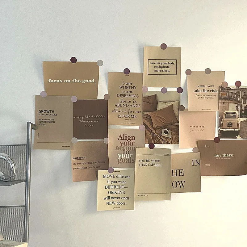 Корейский Ins Цвет английский декоративный постер простой Стиль Современный