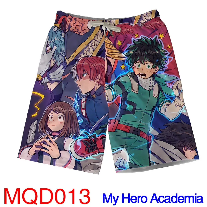 cosplay Anime My Hero Academia Midoriya Izuku Bakugou Katsuki Todoroki Shouto 3D printed beach pants shorts summer | Тематическая