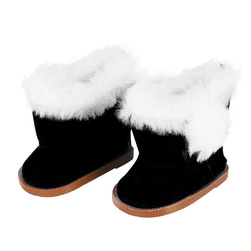 1 пара плюшевых зимних ботинок для детских кукол как 18 дюймовых девочек