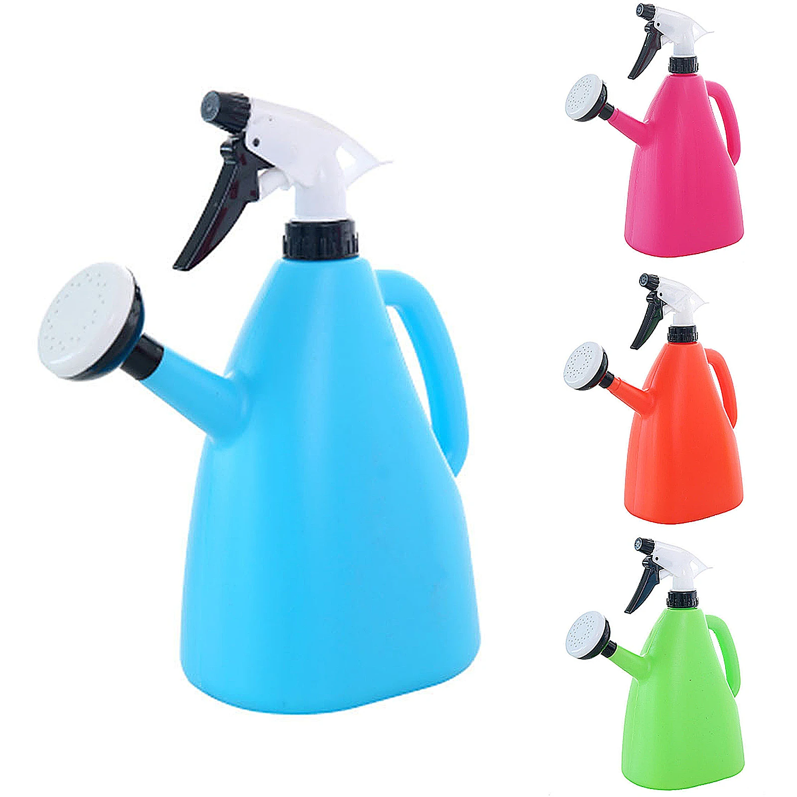 

2 in 1 Practical Watering Spraying Pot Plastic Watering Can Indoor Garden Plants Pressure Spray Water Adjustable Garden Supplies