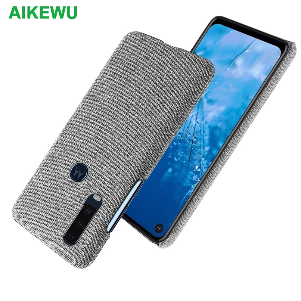 

Solid Color Cloth Leather Case For Motorola Moto G7 G8 G9 E6 P30 P40 Play Plus Power Cases Hard PC Back Cover