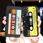 Чехол для Samsung A51, A52, мягкий чехол для телефона Galaxy A32, A71, A12, A42, A21S, A21, A31, A41, A30, A10, A20e, винтажная Кассетная лента в стиле ретро