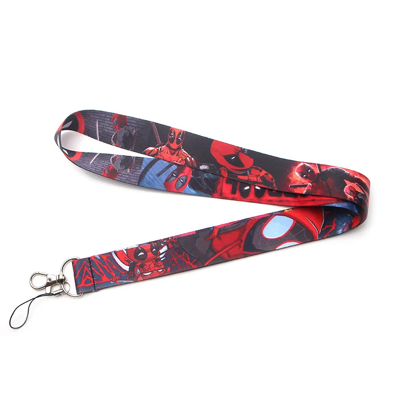 Шнурок Человек-паук Disney для телефона брелок на шею ключей мультяшный аниме