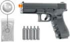 Новый Glock G17 Gen4 C02 Airsoft Armas Blowback - KWC Airsoft пистолет с входящим в комплект 5x12 грамм CO2 металлический настенный знак