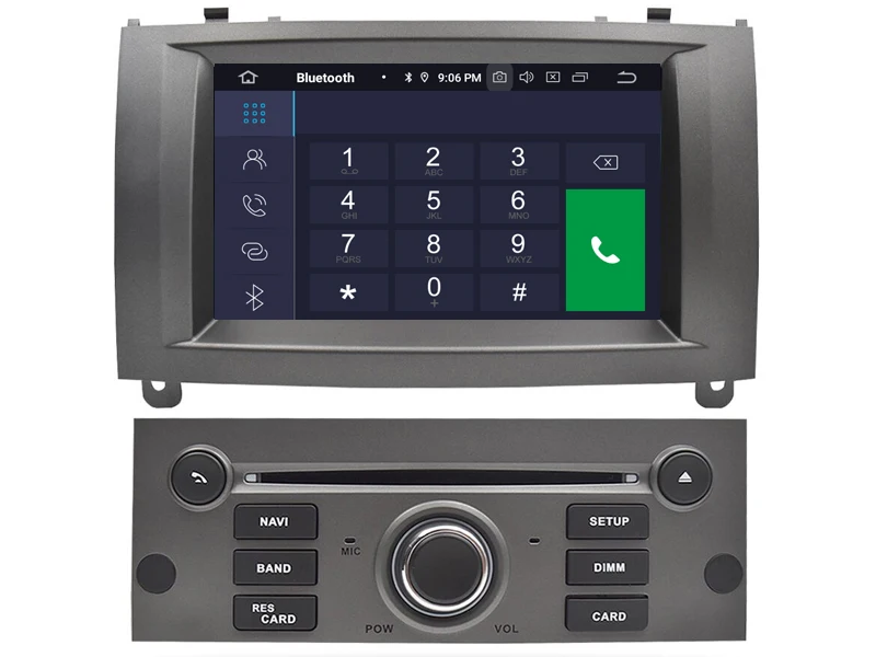 Автомобильный Dvd-плеер Navi Ips экран 4 Гб + 64 ГБ Android 9 0 для PEUGEOT 407 (2004-2010) gps стерео аудио