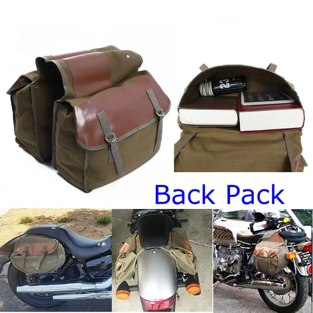 High quality Universal Backpack Carry Tail Saddle Bag Motorcycle Seat Horse Luggage Bags Travel Knight Rider |