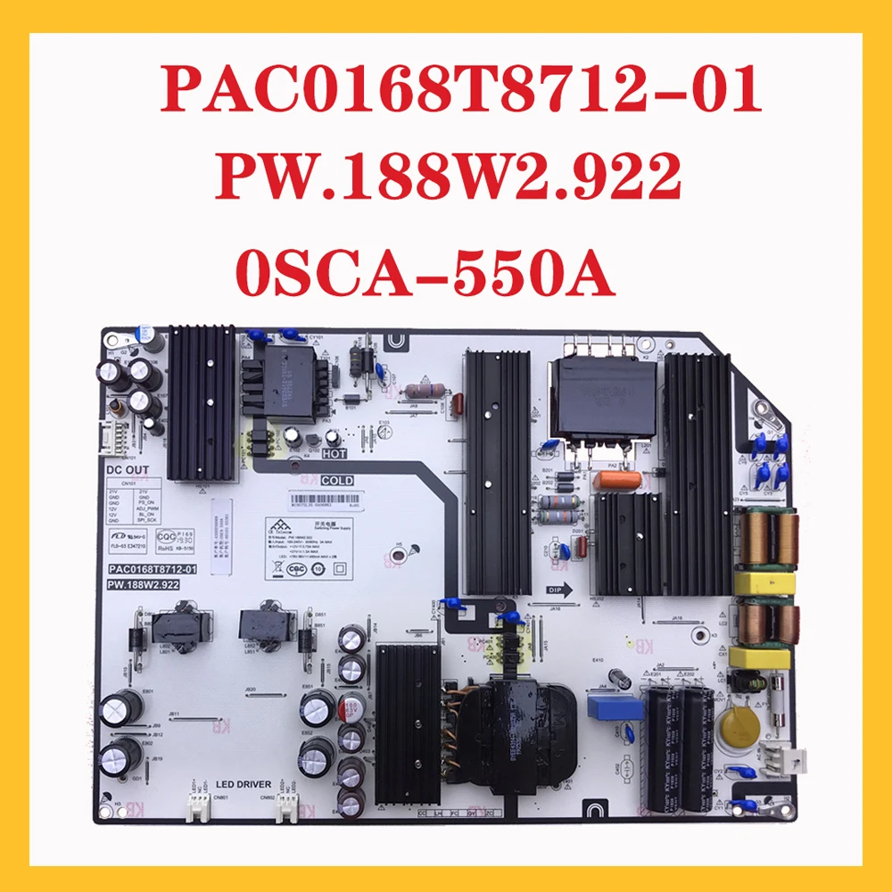 PW.188W2.922 PAC0168T8712 01 0SCA 550A блок питания для ТВ профессиональная тестовая плата