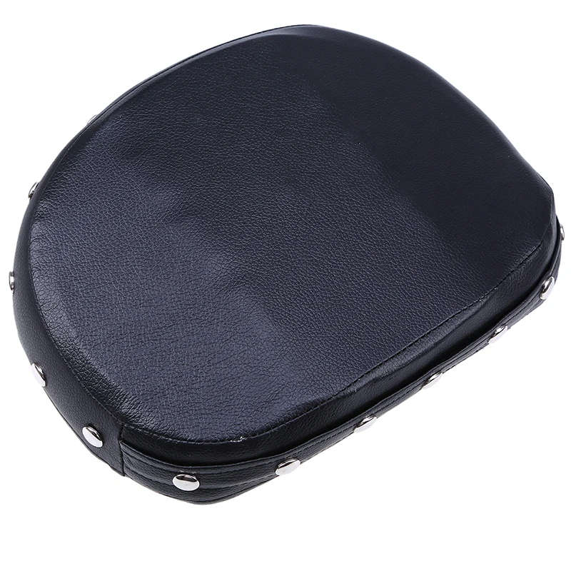 

Rivet PU Leather Universal Motorcycle Seats Rear Passenger Backrest Cafe Racer Seat Custom Cushion Pad For Harley Honda Yamaha