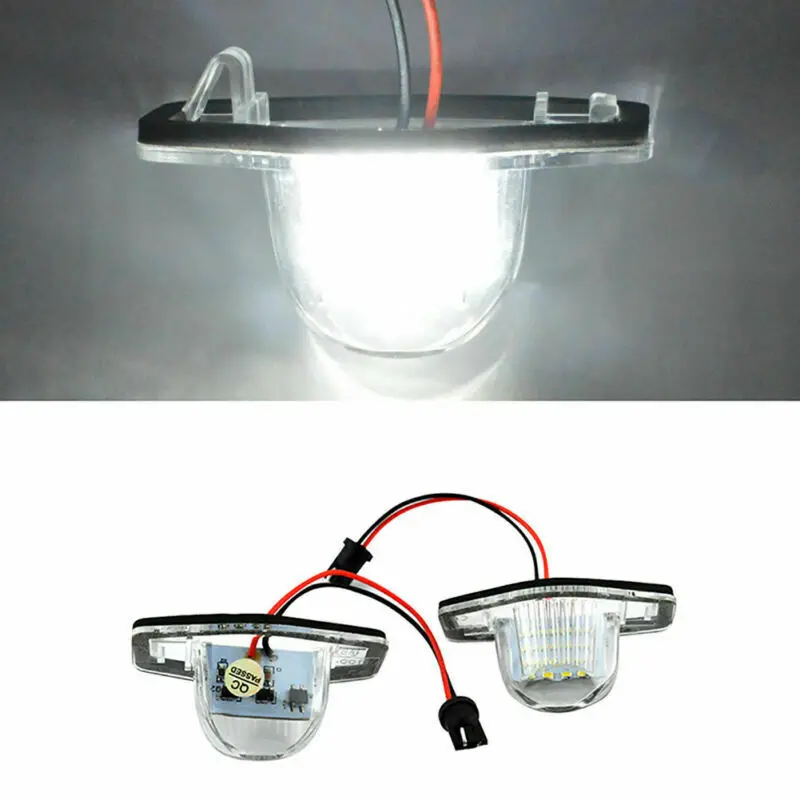 

2 шт. 18 светодиодный ных ламп для освесветильник номерного знака для Honda Fit Jazz поток Одиссеи CRV FRV, светильник