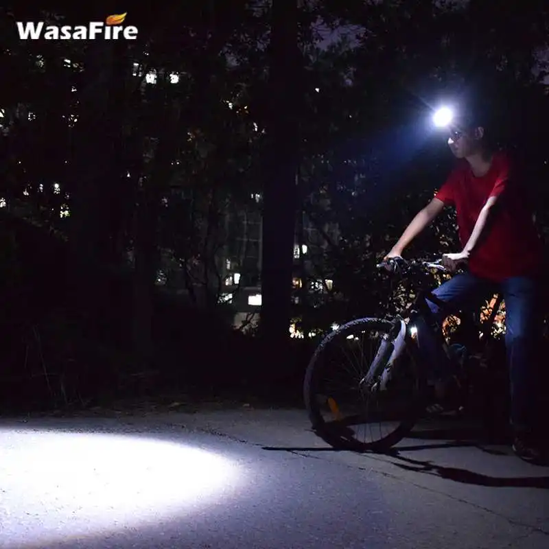 Светодиодный налобный фонарь WasaFire XM L T6 светодиодный 2 в 1 масштабируемый головной