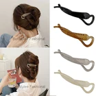 Модные акриловые заколки-крабы, простые геометрические заколки для волос, женские заколки для волос большого размера для девочек, заколки для волос с утконосом, головные уборы, аксессуары для волос