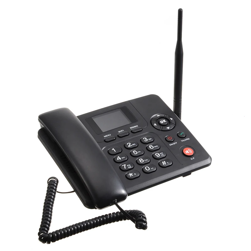4G WIFI беспроводной стационарный телефон Настольный GSM SIM карта ЖК дисплей для