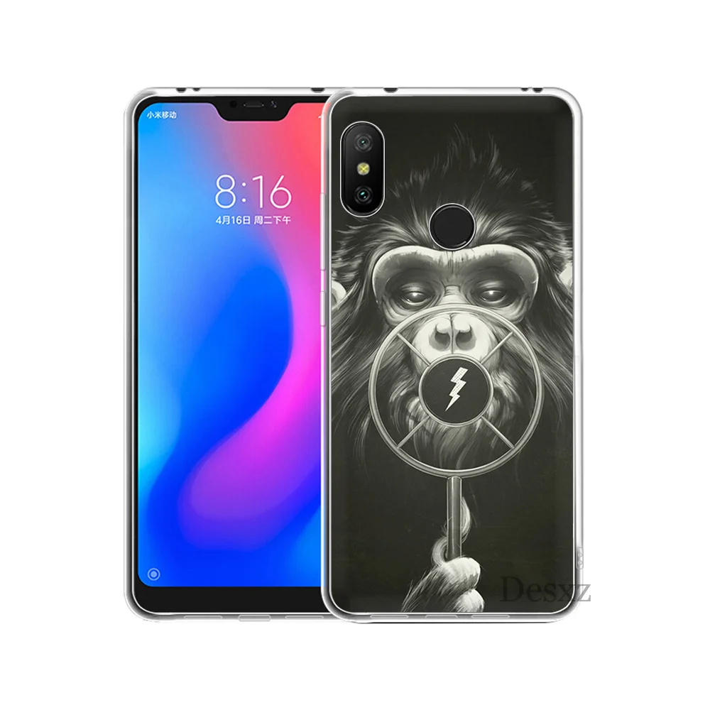 Чехол в простом стиле с изображением оленя лошади цветка для Xiaomi Redmi mi 8 SE Note 5 5A 6 6X