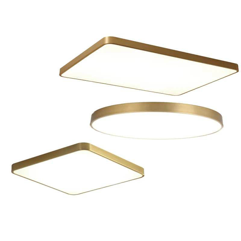 

GOLD 15W 27W LED Ceiling Light Living Room Bedroom Light Corridor Balcony LED Ceiling lamp Kitchen Ceiling Lights Surface mount