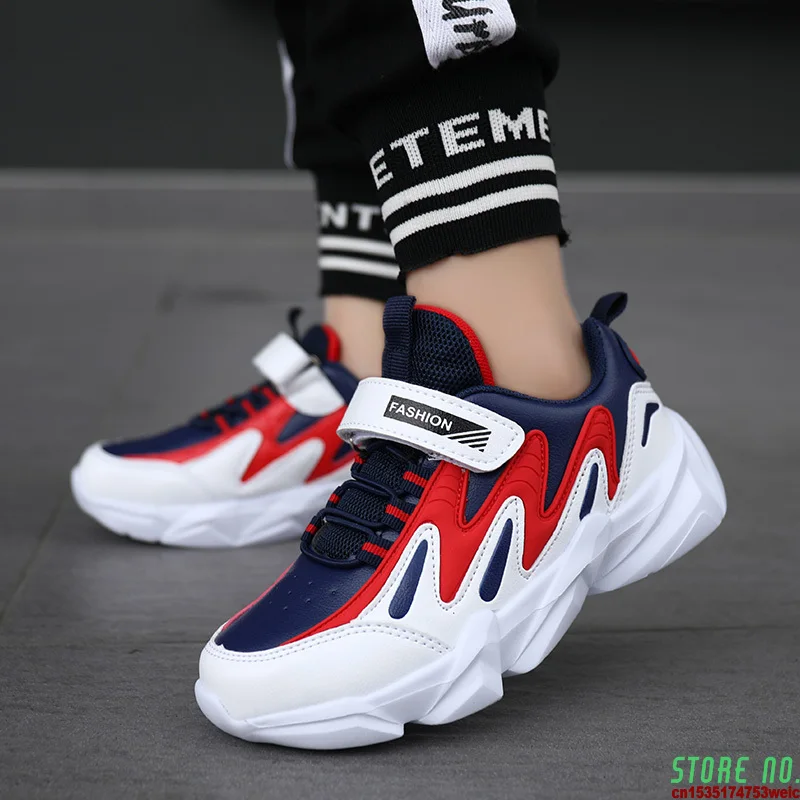 

Детская спортивная обувь, повседневные кроссовки, детская обувь для мальчиков, зимняя обувь, кроссовки для бега, дышащая Баскетбольная обув...