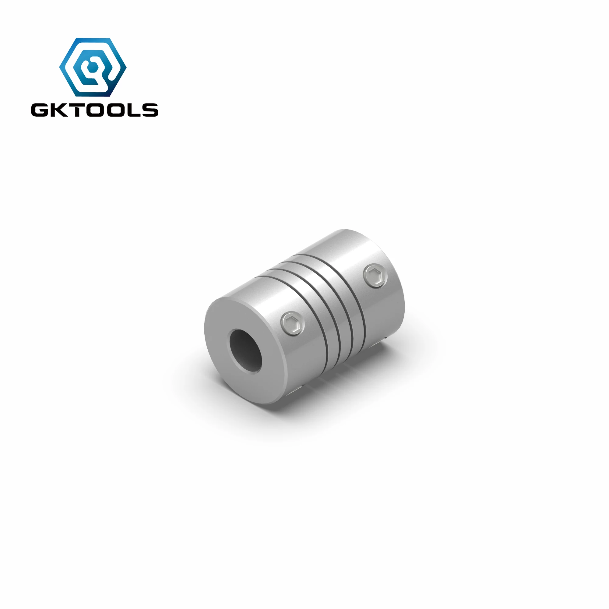 GKTOOLS алюминиевый чпу двигатель челюсти вала соединитель 2 мм до 8 гибкая муфта OD